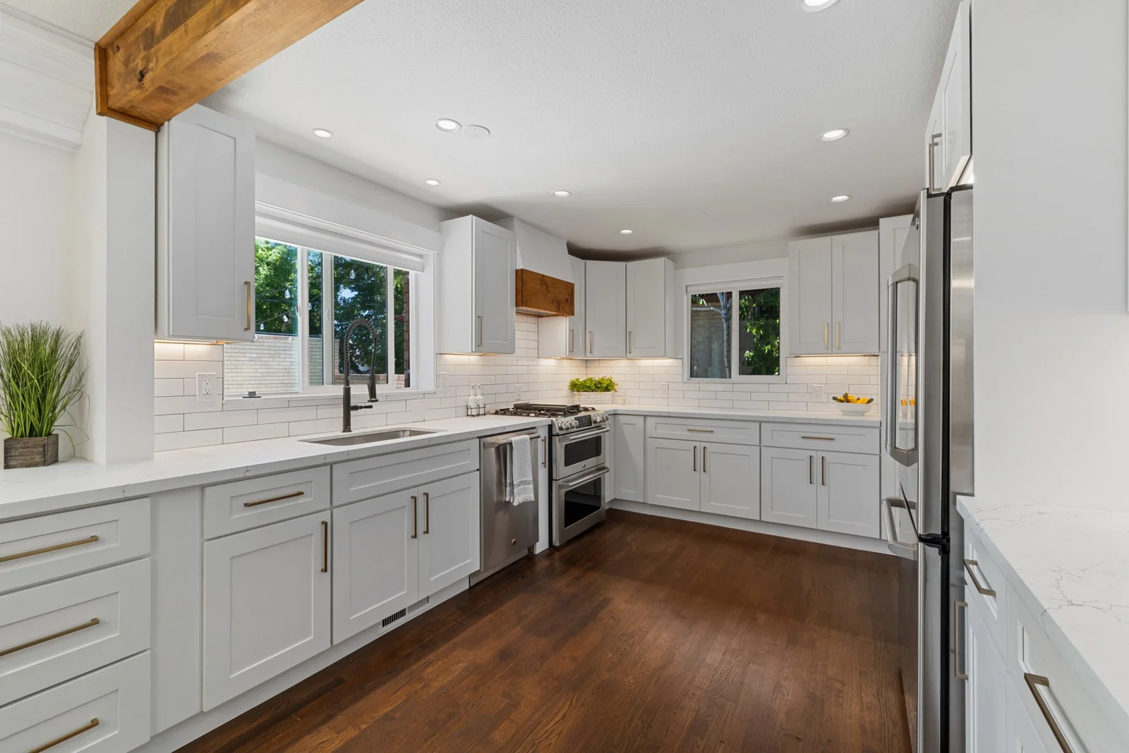Bright kitchen interior